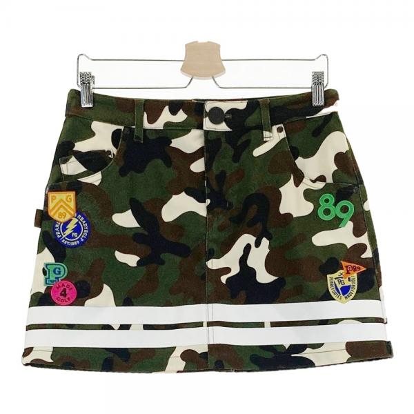 パーリーゲイツ　スカート　スヌーピー　カモフラ PEARLY GATES パーリーゲイツ×PEANUTS スカート カーキ