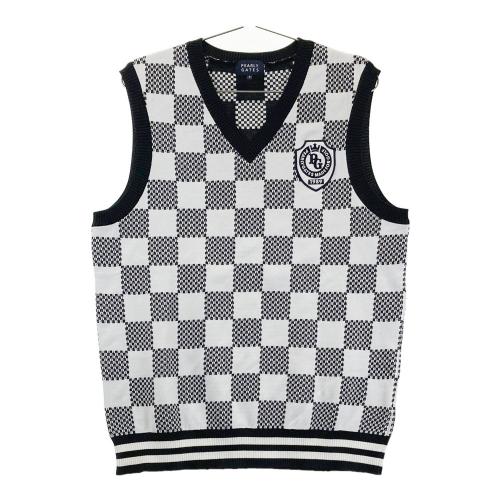 PEARLY GATES パーリーゲイツ Vネック ニットベスト チェック柄