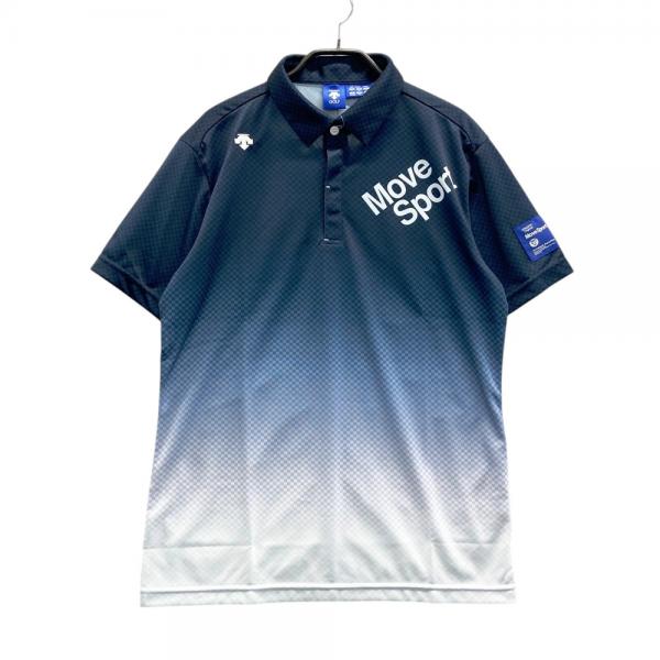 DESCENTE GOLF デサントゴルフ 半袖ポロシャツ チェッカー柄