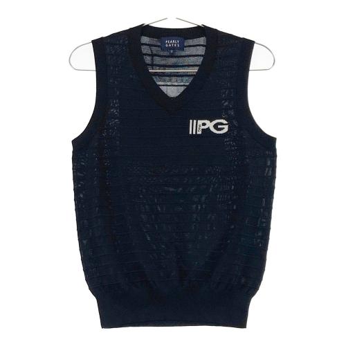 PEARLY GATES パーリーゲイツ ニット ベスト レッド系 サイズ：1