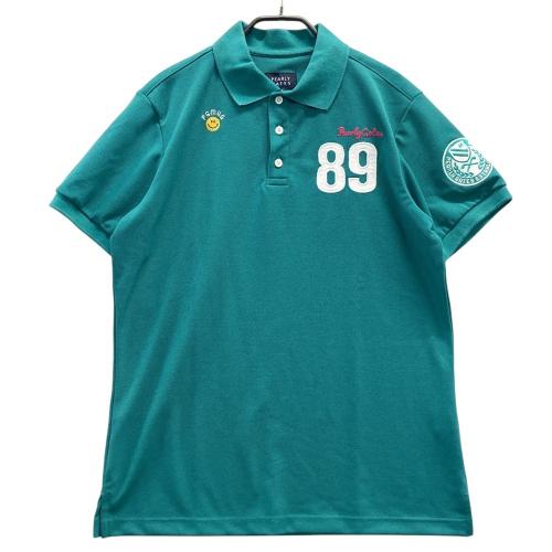 PEARLY GATES スパンストレッチカノコ半袖ポロシャツ サイズ5 パーリー