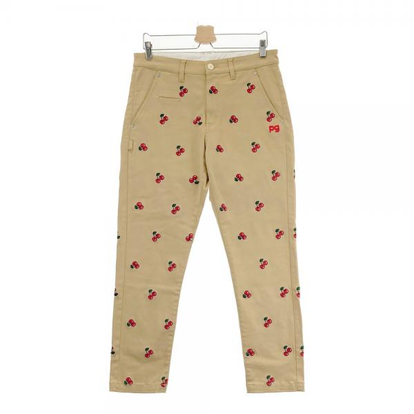 PEARLY GATES パーリーゲイツ ストレッチパンツ 刺繍 チェリー