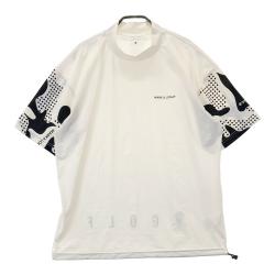 未使用級 超希少3L相当 マークアンドロナ ゴルフウェア モックネック 赤 ロゴ 未使用級 超希少3L相当 マークアンドロナ ゴルフウェア モック