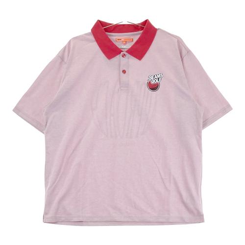 BEAMS GOLF ビームスゴルフ 2025年モデル 半袖ポロシャツ レッド系
