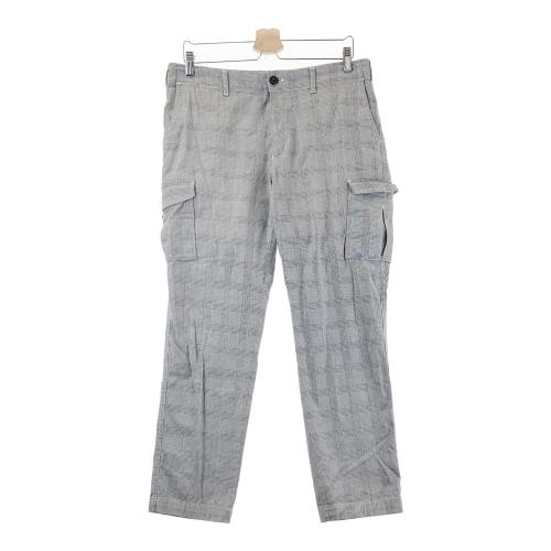 BEAMS GOLF ビームスゴルフ ストレッチパンツ チェック柄 ブラック系