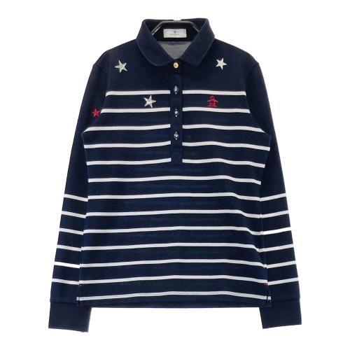 Munsingwear ネイビー長袖ポロシャツ L Penguin by Munsingwear ペンギン バイ マンシングウェア