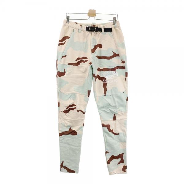 Russeluno ラッセルノ　カモフラージュ メンズパンツ RUSSELUNO ラッセルノ スウェットパンツ カモフラ柄 ベージュ系