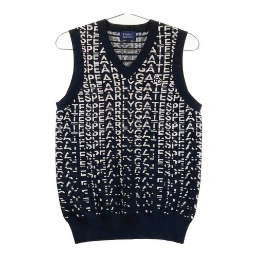 PEARLY GATES パーリーゲイツ ニットベスト ロゴグラデーション