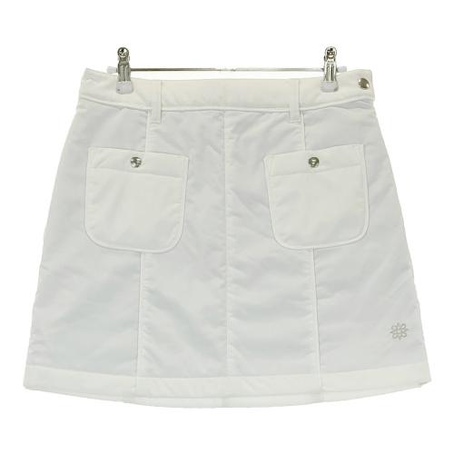 ST ANDREWS セントアンドリュース ロゴ刺繍入り 中綿スカート ブラック