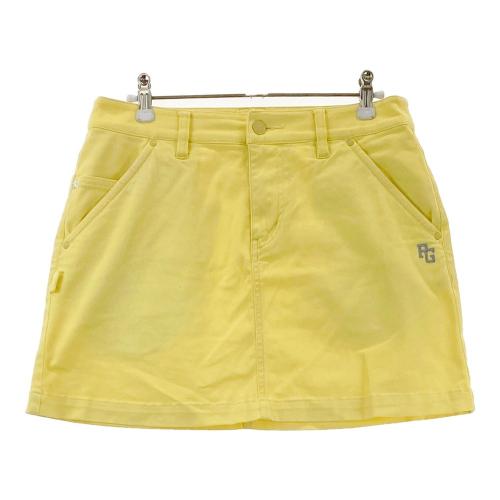 132 パーリーゲイツ ストレッチダンボールスカート イエロー サイズ0 S 132 パーリーゲイツ ストレッチダンボールスカート イエロー