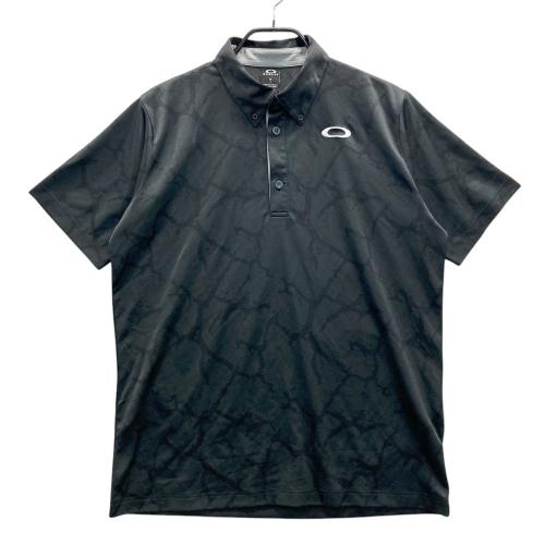 OAKLEY オークリー 439358JP 半袖ポロシャツ ボタンダウン ブラック系