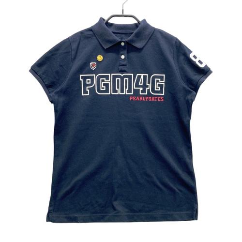 PEARLY GATES パーリーゲイツ 半袖ポロシャツ ネイビー系 サイズ