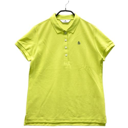 MUNSING WEAR マンシングウェア MGWNJA11 半袖ポロシャツ ハイビスカス 総柄 イエロー系 M [240101613564] ゴルフウェア レディース MUNSING WEAR マンシングウェア サイズL Munsingwear 総柄ボタニカルシャツ