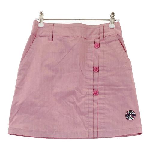 AND PER SE アンパスィ ストレッチスカート ピンク系 サイズ：M ランク