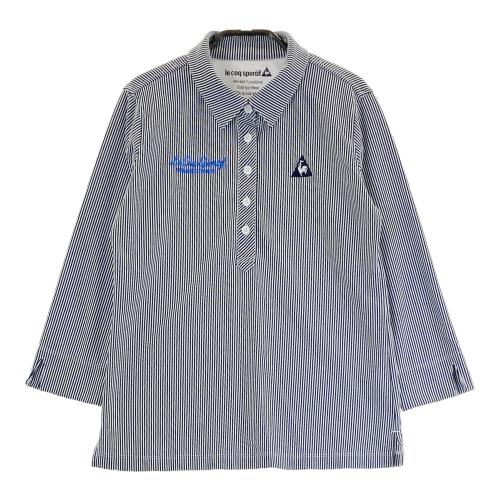 BEAMS GOLF ビームスゴルフ 七分袖ポロシャツ ネイビー系 サイズ：M