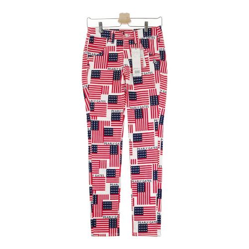 PEARLY GATES パーリーゲイツ 055-0231024 ストレッチパンツ 星条旗柄