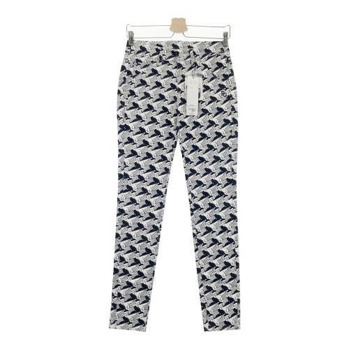 PEARLY GATES パーリーゲイツ ストレッチパンツ クジラ 英字 ロゴ総柄