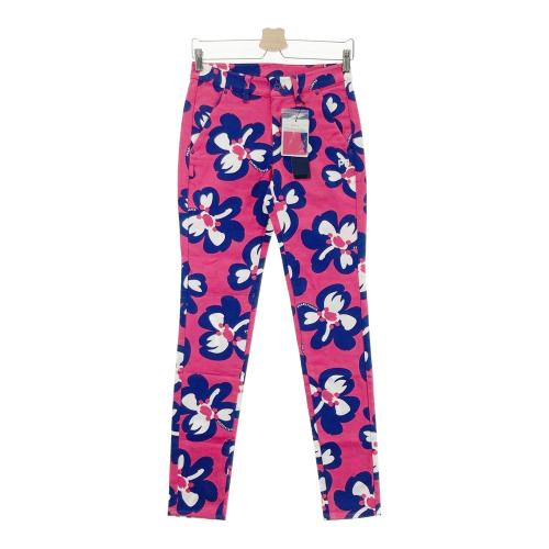 【パーリーゲイツ】人気ロゴマーク×花柄フラワー総柄 ストレッチゴルフパンツ3L パーリーゲイツ】人気ロゴマーク×花柄フラワー総柄 ストレッチゴルフ