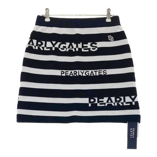 PEARLY GATES パーリーゲイツ 055-2234124 ニットスカート ロゴ