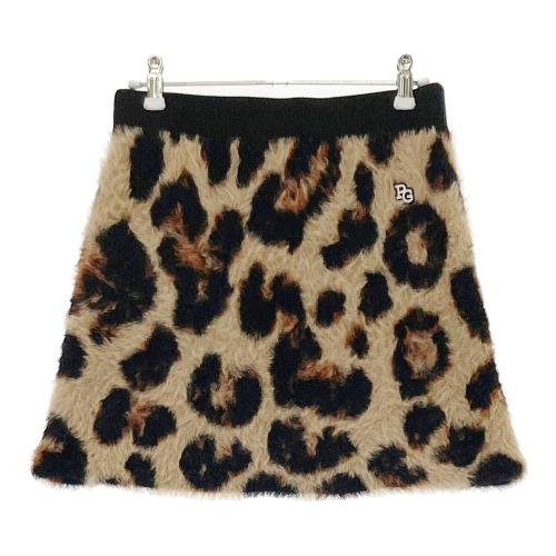 【超美品】PEARLY GATES ヒョウ柄 プリーツ スカート キュロット パーリーゲイツ 豹柄スカート 1 美品 超美品】PEARLY GATES ヒョウ柄
