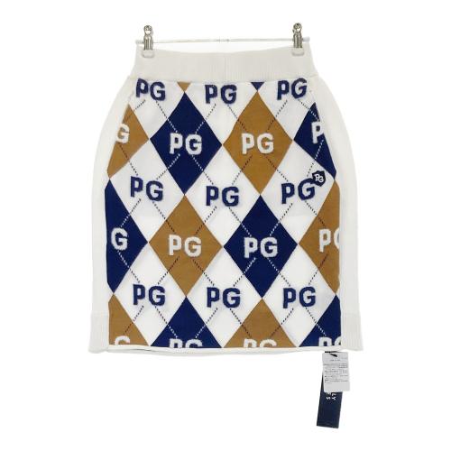 可愛い！　新品　パーリーゲイツ　　　PEARLY GATES ニットスカート 1 PGG】【直営店舗&公式オンライン限定】ポリエステルヤーンmm