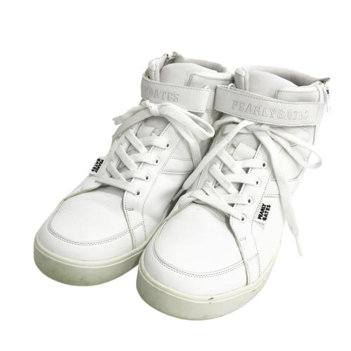 パーリーゲイツ　ゴルフシューズ★美品★ 24センチ　ホワイト　定価28600円 新品 パーリーゲイツ ゴルフシューズ 24センチ 白 ホワイト