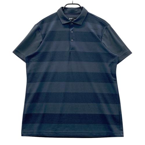 SRIXON スリクソン ×DESCENTE 半袖ポロシャツ グレー系 サイズ：L