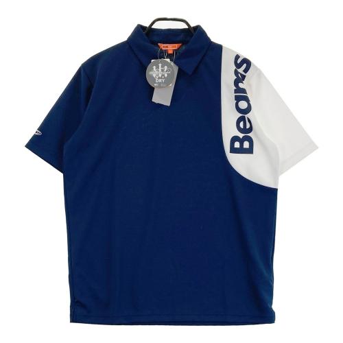 新品未使用 ビームスゴルフ ポロシャツ ネイビー Sサイズ BEAMS GOLF ビームスゴルフ 半袖ポロシャツ 刺繍 ネイビー系 サイズ：S