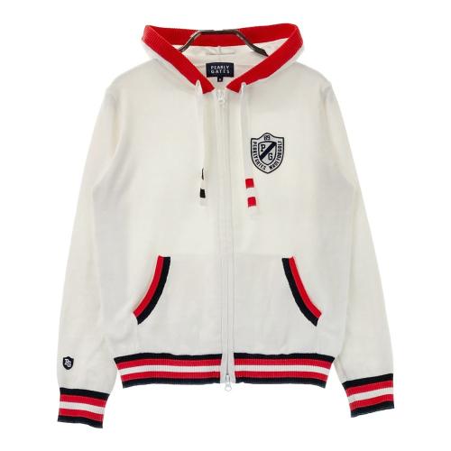 JACK BUNNY ジャックバニー 長袖パーカー パイル地 ロゴ 総柄