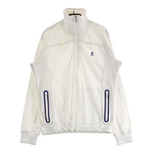 マークアンドロナ ゴルフジャケット【ホワイト/M】 サイズ：M MARK&LONA マークアンドロナ ジップジャケット