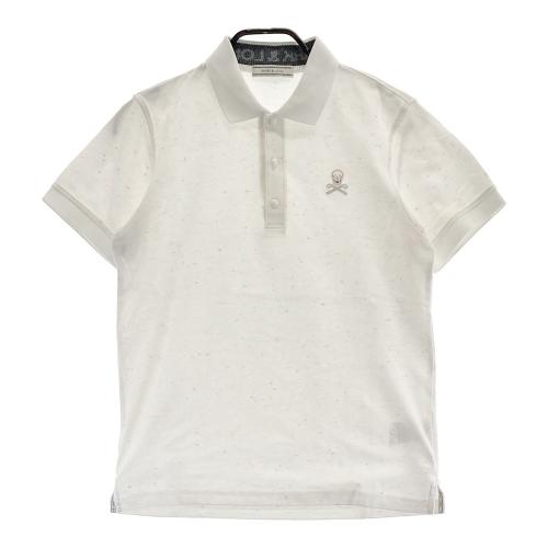 MARK&LONA マークアンドロナ 半袖ポロシャツ ネップ ホワイト系