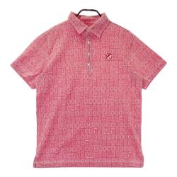 JACK BUNNY(ジャックバニー)半袖シャツジャングル総柄ゴルフウェアメンズ JACK BUNNY(ジャックバニー)半袖シャツジャングル総柄ゴルフ