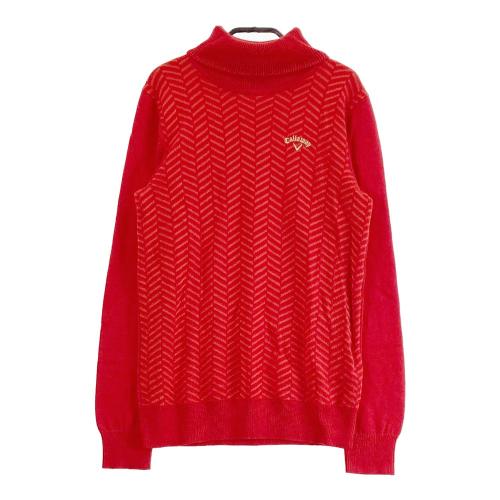 CALLAWAY キャロウェイ タートルネック ニットセーター 総柄