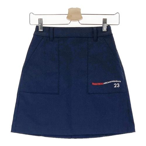 23区GOLF ニジュウサンクゴルフ ストレッチ スカート ネイビー系