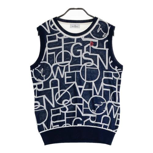 MUNSING WEAR マンシングウェア ニットベスト ネイビー系 サイズ：M