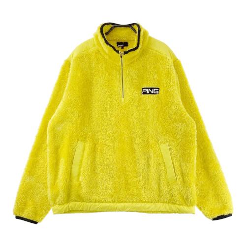 BEAMS GOLF ボア　フリース　ジップジャケット　ゴルフ　刺繍　L PING ピン 2023年モデル ハーフジップ ボアフリース ジャケット