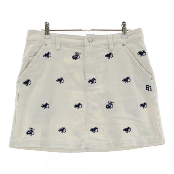 パーリーゲイツ　SNOOPY　スヌーピー　レディース　スカート PEARLY GATES 【新品】パーリーゲイツ×PEANUTS スカート 白