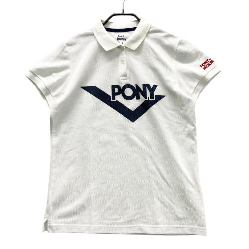 JACK BUNNY ジャックバニー 半袖ポロシャツ ホワイト系 サイズ