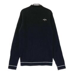 キャロウェイ　L 長袖　ニットセーター　ネイビー　ウール混　クルーネック CALLAWAY(キャロウェイ) ニット｜中古ゴルフウェア通販サイト