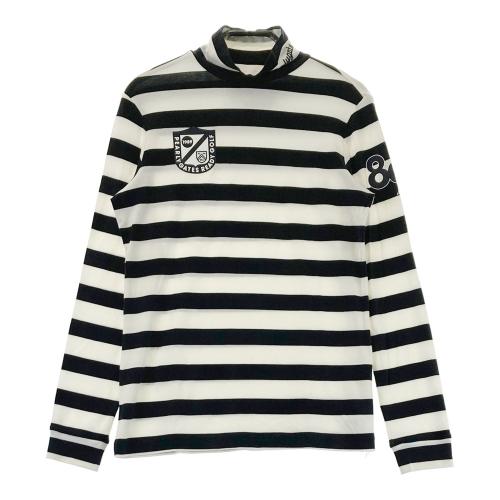 PEARLY GATES パーリーゲイツ ハイネック 長袖Tシャツ ボーダー柄