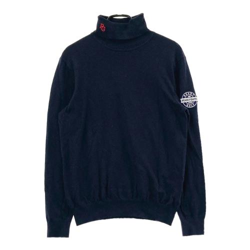 PEARYGATES パーリーゲイツ タートル ネック ニット セーター ゴルフ PEARLY GATES パーリーゲイツ タートルネック ニットセーター ネイビー