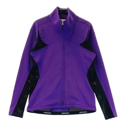 DESCENTE GOLF デサントゴルフ メッシュ切替 長袖ジャケット パープル