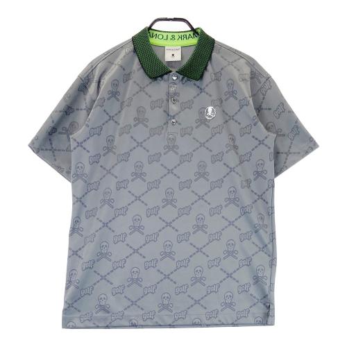 MARK&LONA マークアンドロナ ニットカーディガン スカル グレー系