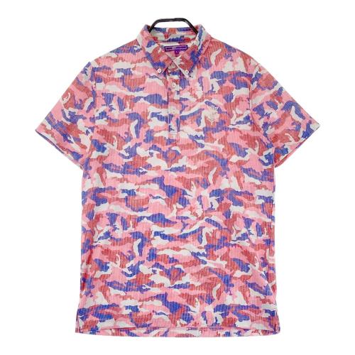 BEAMS GOLF ビームスゴルフ 長袖 ジップジャケット カモフラ柄 グレー