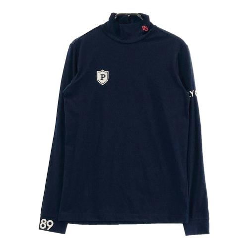 PEARLY GATES パーリーゲイツ ハイネック長袖Tシャツ ネイビー系