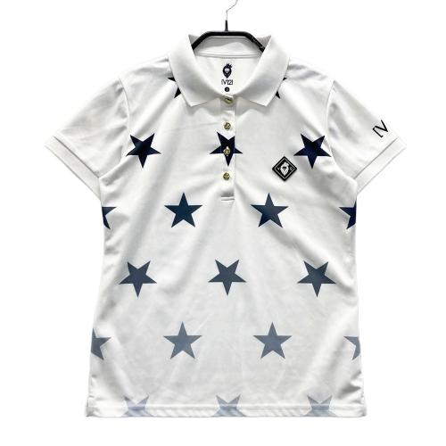 V12 ヴィトゥエルヴ バイカラー 半袖ポロシャツ ホワイト系 サイズ：0