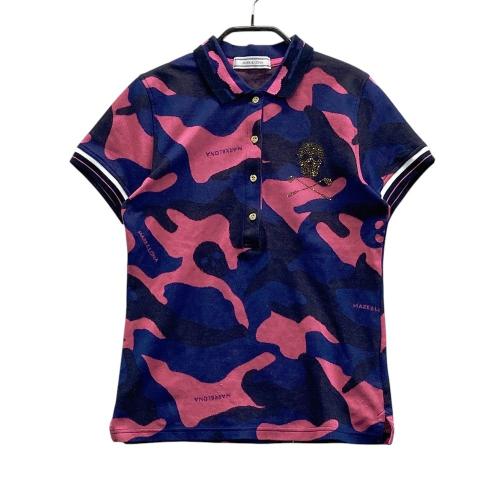 MARK&LONA マークアンドロナ 半袖ポロシャツ ネイビー系 サイズ：L