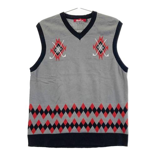 未使用　ラッセルノ　ゴルフ　ジップアップベスト 新品】RUSSELUNO ラッセルノ ジップベスト ブラック系 6 ゴルフウェア