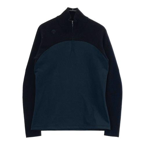 DESCENTE GOLF デサントゴルフ DGWOJB01 ウール混 ハーフジップ 長袖T