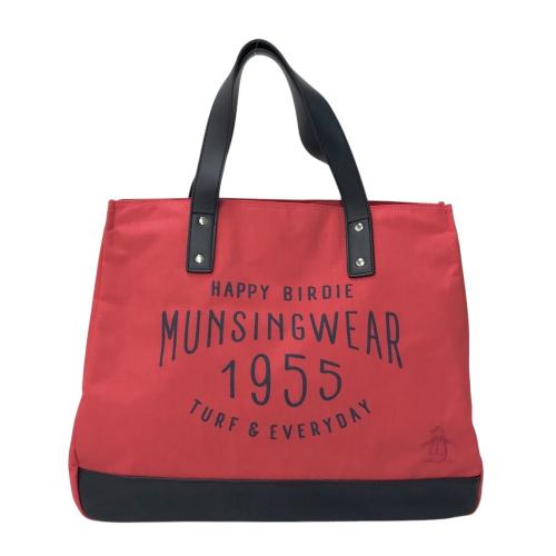 MARK&LONA マークアンドロナ トートバッグ スカル チェック柄 レッド系